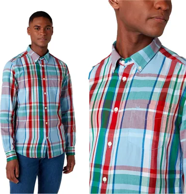 Immagine prodotto di Wrangler LS 1 Point Bdown Shirt Formula red W5F34SXWO 112130128