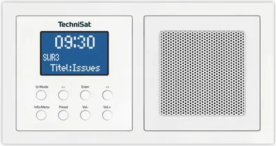 Produktbild von TechniSat DIGITRADIO UP 1 radio podtynkowe biały