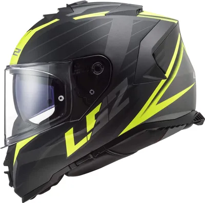 Immagine prodotto di Casco integrale LS2 FF800 STORM II Nerve nero opaco, giallo hi-viz taglia XS