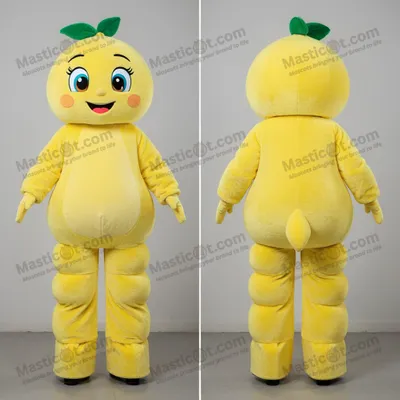 Immagine prodotto di Costume mascotte MASTICOT stilista giallo limone
