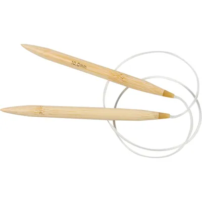 Produktbild von Creativ Company Rundstricknadeln, L: 80 cm, Stärke 10 mm, 1 Stück