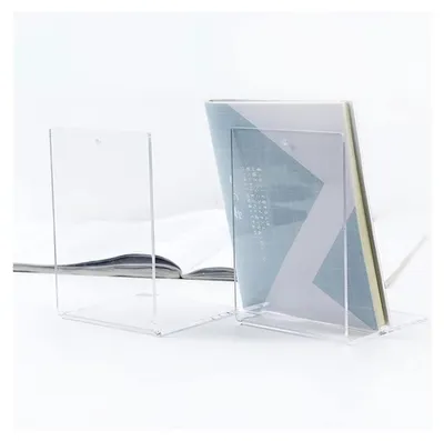 Productafbeelding van Solidchoice - Transparante Acryl Boekensteunen