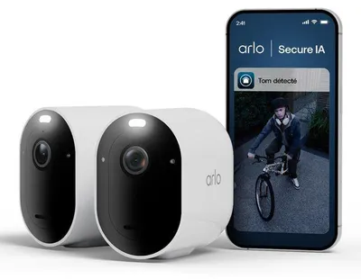 Produktbild von Überwachungskamera für den Außenbereich, Arlo Pro 6, 2K+, Set mit 2 Kameras, Nachtsichtfunktion