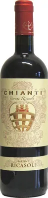 Produktbild von 6 Flaschen Chianti del Barone Ricasoli DOCG tr. 2019 im Vortilspack Castello di Brolio, trockener Rotwein aus der Toskana