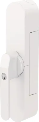 Produktbild von ABUS Fensterantrieb WINTECTO One – Smarter Fenstergriff mit Alarmfunktion – einfache Montage ohne Bohren –  Weiß, gleichschließend (AL0089)