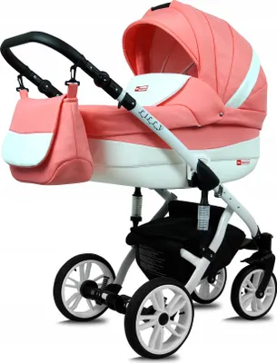 Produktbild von BabyLux® Lilly | 3in1 Kinderwagen Set | Dahlia | Kombikinderwagen | Kinderwagenset | Buggy + Bab