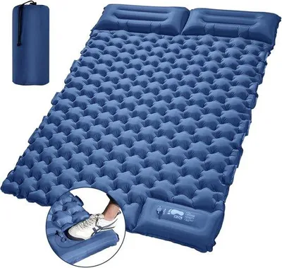 Produktbild von Famanu Isolierende Campingmat für 2 Personen - Aufblasbar und Kompakt 195x125 cm