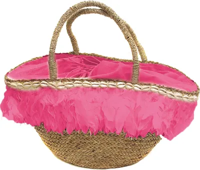 Produktbild von Bali-BAli CHICK BASKET Fuchsia Stroh Größe: 1 Normal