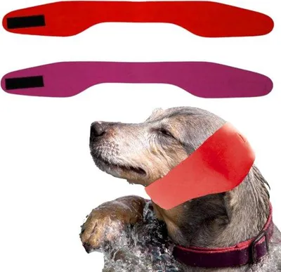 Immagine prodotto di Cuffie da doccia per cani, impermeabili e resistenti alle intemperie, per cani che nuotano, cuffie da doccia per cani, per il bagno dei cani, per cani, per barboncini, per cani di piccola taglia, cuffie da doccia rosse, taglia M
