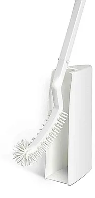 Produktbild von Toilettenbürste Klobürste WC Bürste Silikon mit Halter WC-Garnitur antibakteriell