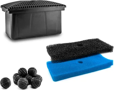 Produktbild von CLGarden Biologische Filterbox BFB1 Filterkasten für Springbrunnenpumpe Solarpumpe Teich