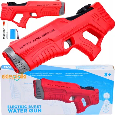 Immagine prodotto di Lolex | Pistola ad acqua elettrica - 40 cm - Ricaricabile via Usb - Grande serbatoio d'acqua - Impermeabile