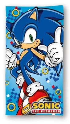 Produktbild von Sonic the Hedheghog Strandtuch aus Mikrofaser