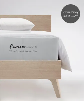 Zdjęcie produktu dla 1119 Prześcieradło Comfort XL z elastycznego dżerseju do ok. 40 cm wysokości materaca