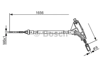 Produktbild von Bosch Seilzug, Feststellbremse  1 987 477 871