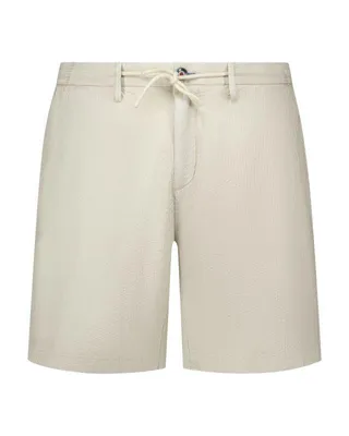 Zdjęcie produktu dla Szorty męskie New Zealand Auckland Chino, krój regular fit, 70% bawełna, 30% lyocell, kolor beżowy, letni styl, rozmiar 38