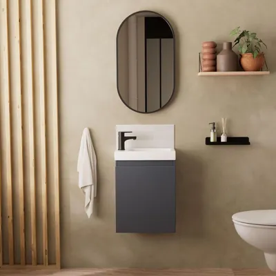 Immagine prodotto di Mobile lavabo LISA + specchio ovale