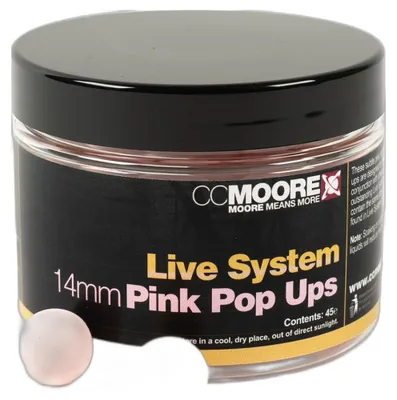 Produktbild von CC Moore Live System Pink Pop Ups 14mm - 36g Boilies