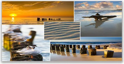 Produktbild von Acrylglasbilder 120x60 Wandbild Druck Meer Strand Landschaft