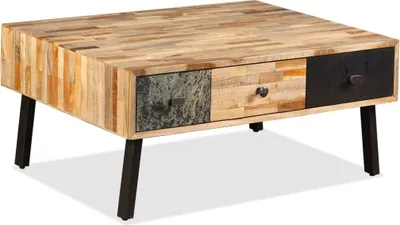 Produktbild von vidaXL Couchtisch Recyceltes Massivholz Teak 90x65x40 cm