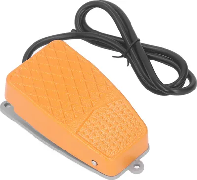 Obrázek produktu pro 250V nožní spínač stříbrný kontakt protiskluzový hliníkový slitinový plášť nožní ovládání napájení pro stolní pilu normálně uzavřený