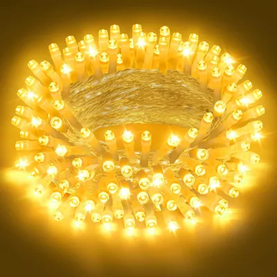 LED-Lichterkette 3 m, batteriebetrieben, IP65, Timer, warmweiß, 30 LEDs