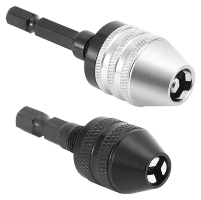 Bohrfutteradapter-Set, schlüssellos, 1/4 Zoll Sechskant, 0,3–6,5 mm