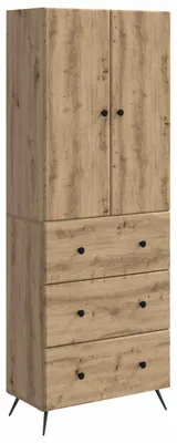 Zdjęcie produktu dla Zestaw szafek vidaXL, 2 szt., dąb Artisan, 66 x 34,5 x 90 cm, materiał drewnopochodny