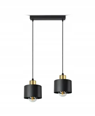 Zdjęcie produktu dla Lampa Sufitowa Żyrandol Plafon Classic Spot BZ2 LED E27 Black Gold