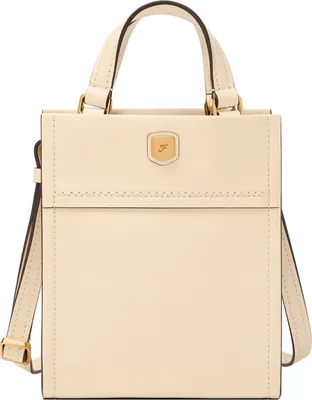 Produktbild von FOSSIL Leder Handtasche Umhängetasche Gemma Mini Tote Vanilla creme