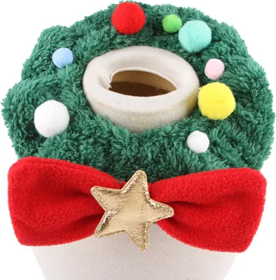 Produktbild von INF Festliches Weihnachtshalsband für kleine bis mittelgroße Hunde und Katzen 20x18x1 cm