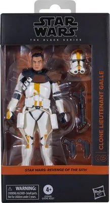 Produktbild von Star Wars Episode III Black Series Actionfigur Clone Lieutenant Galle 15 cm