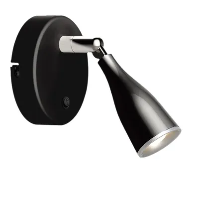 Produktbild von LED-Wandleuchten - Schwarz - Schalter - IP20 - 4.5W - 420 Lumen - 3000K