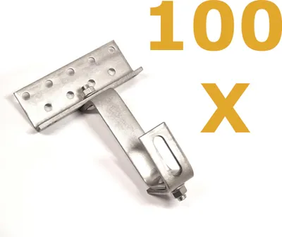 Produktbild von 100 x Dachhaken 3-fach verstellbar
