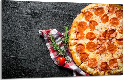Produktbild von Glasschutzplatte für den Herd 80x52 Pizza
