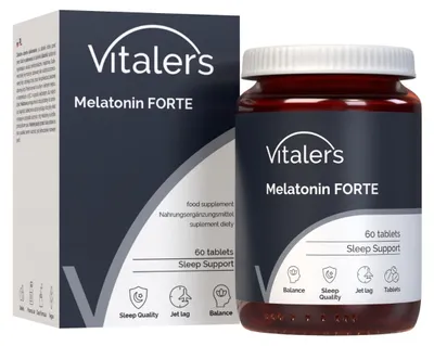 Obrázok produktu pre Vitaler's Melatonin Forte 4 mg - 60 tabliet