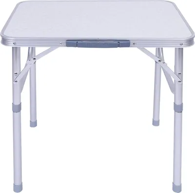 Produktbild von Leichte Aluminium Camping Klapptisch mit Traggriff - Tragbar und Zusammenklappbar - 60 x 45 x 58 cm