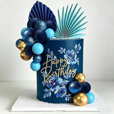 Productafbeelding van Taartdecoratie, glitterballen, taartdecoratie, verjaardag, palmbladeren, taartdecoratie, schuimbal, taarttopper voor