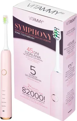 Produktbild von VITAMMY SYMPHONY Pink Sonic Zahnbürste mit hoher Vibrationskraft, pink