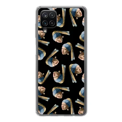 Produktbild von MuchoWow® Handyhülle Schutzhülle Hülle für Samsung Galaxy A12 Das Mädchen mit dem Perlenohrring - Muster - Vermeer Silikon Softcase Handy Hülle - Bild
