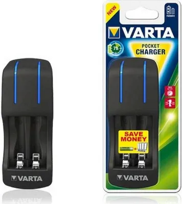 Image de Chargeur Varta Pocket Pour Accumulateurs Rechargeables De Types Aa Et Aaa. Avec 4 Emplacements/canaux.