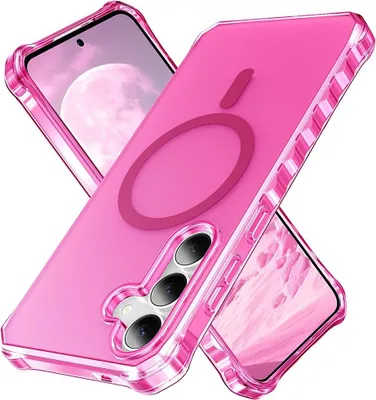 Produktbild von Samsung Galaxy S26 Hülle - Coverup ShockProof TPU Back Cover - MagSafe Compatible - Pink
