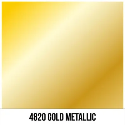 Produktbild von POLI-TAPE POLI-FLEX NYLON Flexfolie METALLIC, A4 - Farbe: 4820 gold metallic