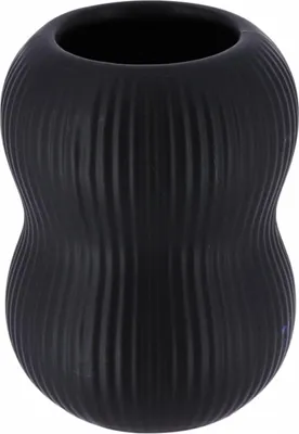 Immagine prodotto di TENDANCE | Portaspazzolino - Portaspazzolino - nero - 390 ml - Portaspazzolino per spazzolino da denti e dentifricio - per bagno