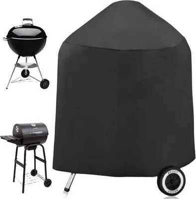 Produktbild von Famanu Grillabdeckung 600D Oxford - Wasserdicht, UV-beständig, Schwarz