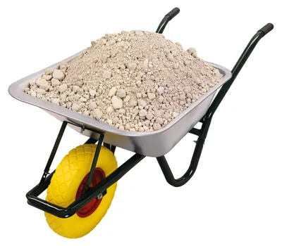 Produktbild von Bituxx Gartenschubkarre mit Polyurethan Rad Gelb MS-17634