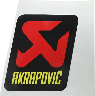 Zdjęcie produktu dla Naklejka Akrapovic odporna na wysoką temperaturę 85x65 mm - P-HST14AL
