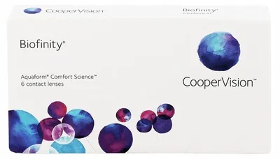 BIOFINITY 6 szt. Soczewki miesięczne. Moc: -2,50