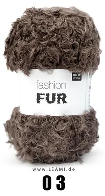 Produktbild von Rico Fashion FUR (50g/80m) 03 braun