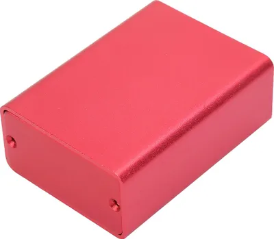 Produktbild von Circuit Board Instrument Aluminium Kühlbox DIY elektronisches Projekt Gehäuse Fall mattiert rot